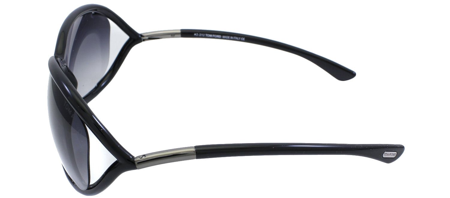Tom Ford Jennifer TF 8 01B Fashion Plastic Black Sunglasses with Grey Gradient Lens sold by Gaffos product image thumbnail 3