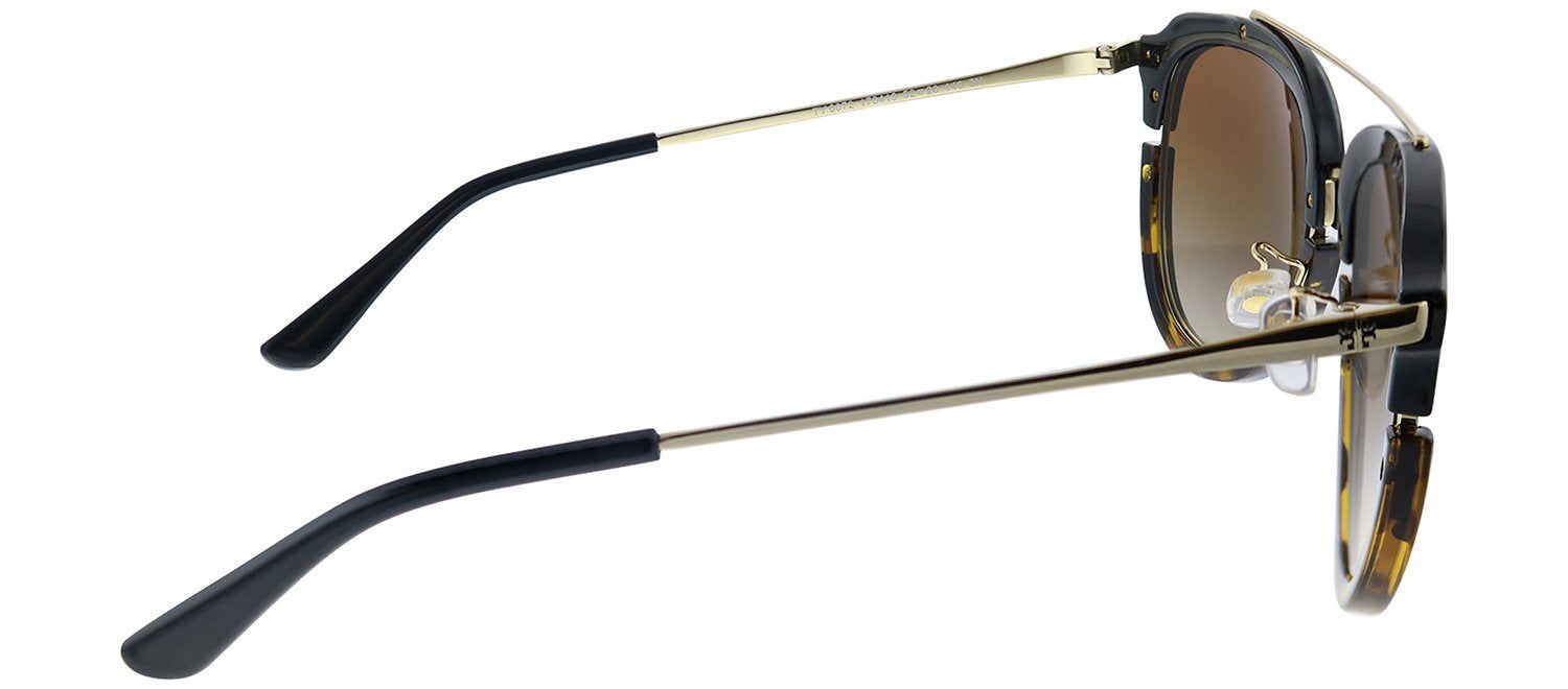 Tory Burch TY 6072 178413 Pilot Plastic Havana Sunglasses with Brown Gradient Lens sold by Gaffos product image thumbnail 3