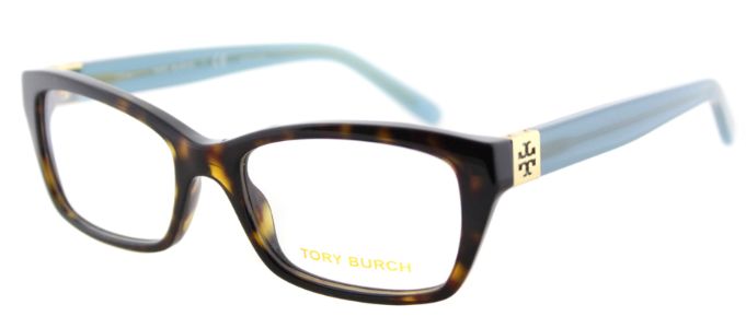 Tory Burch TY 2049 1359 Rectangle Plastic Tortoise/ Havana Eyeglasses with Demo Lens sold by Gaffos