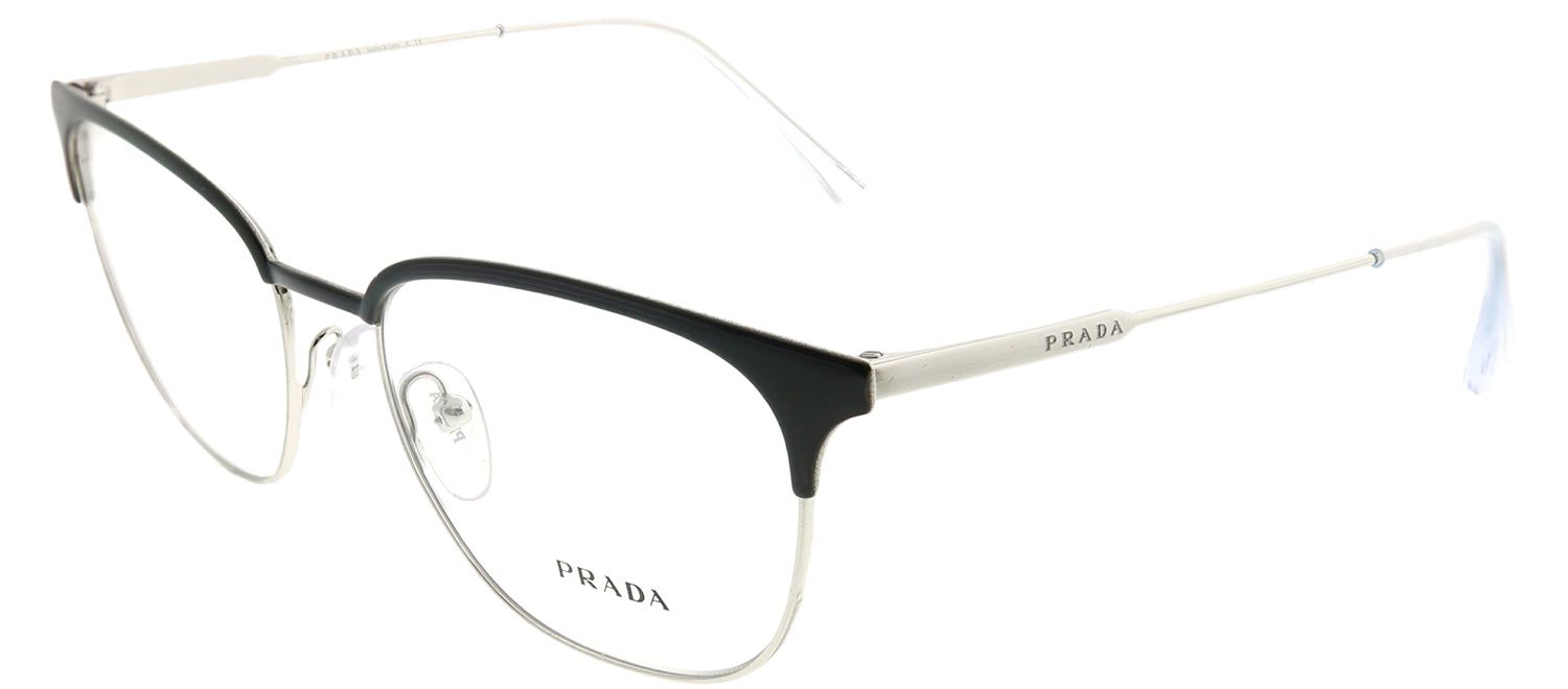Prada PR 59UV 1BO1O1 Square Metal Black Eyeglasses with Demo Lens sold by Gaffos product image thumbnail 2