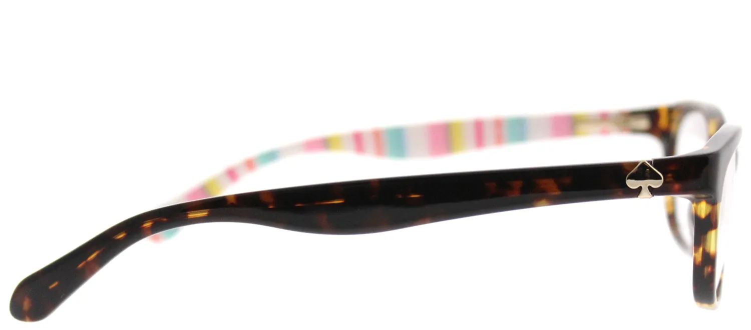 Kate Spade KS Brylie RNL Rectangle Plastic Tortoise/ Havana Eyeglasses with Demo Lens sold by Gaffos product image thumbnail 3