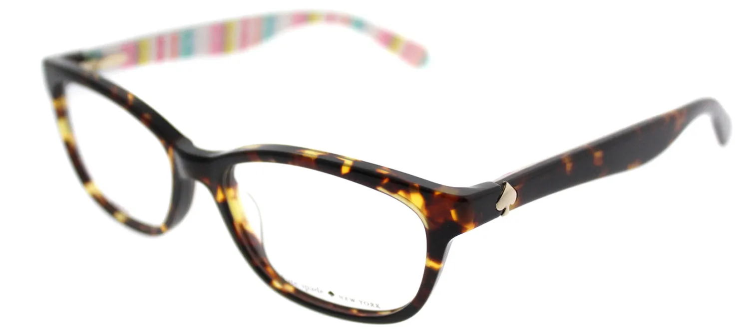 Kate Spade KS Brylie RNL Rectangle Plastic Tortoise/ Havana Eyeglasses with Demo Lens sold by Gaffos product image thumbnail 2