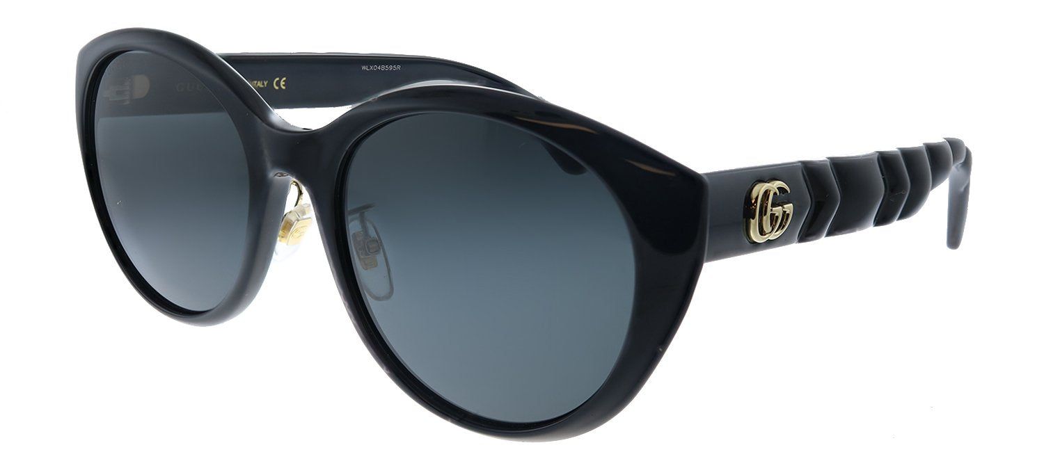 Gucci GG 0814SK 001 Cat-Eye Acetate Black Sunglasses with Grey Lens sold by Gaffos product image thumbnail 2