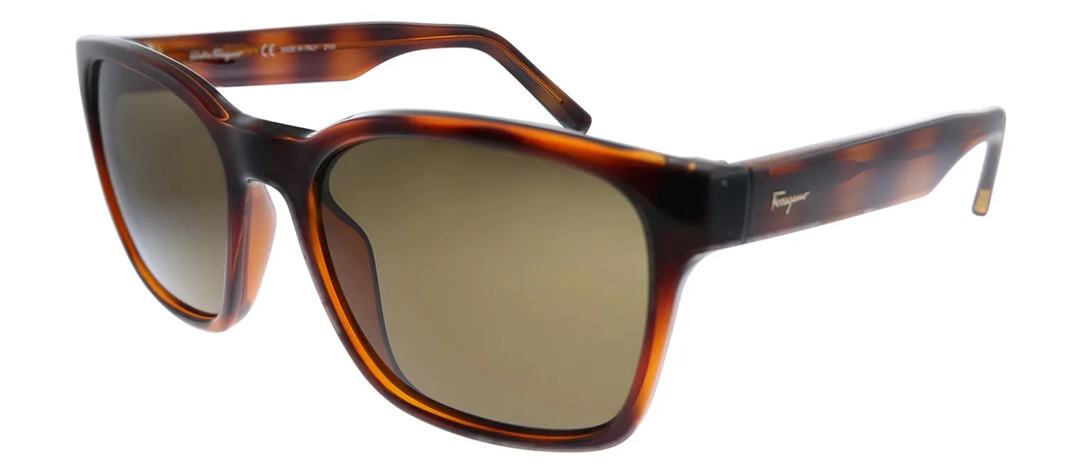 Salvatore Ferragamo SF 959S 214 Square Plastic Tortoise Sunglasses with Brown Lens sold by Gaffos product image thumbnail 2