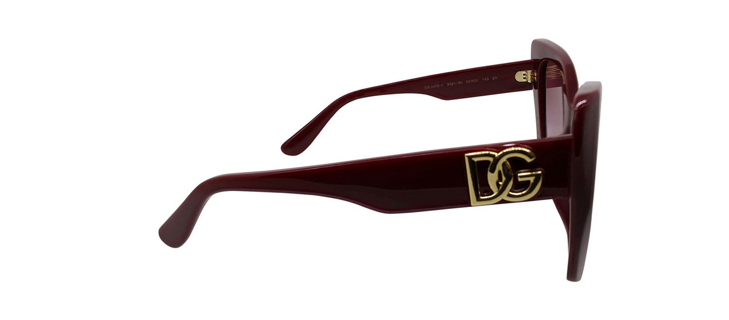 Dolce & Gabbana DG 4405F 30918H Cat-Eye Plastic Burgundy Sunglasses with Red Gradient Lens sold by Gaffos product image thumbnail 3