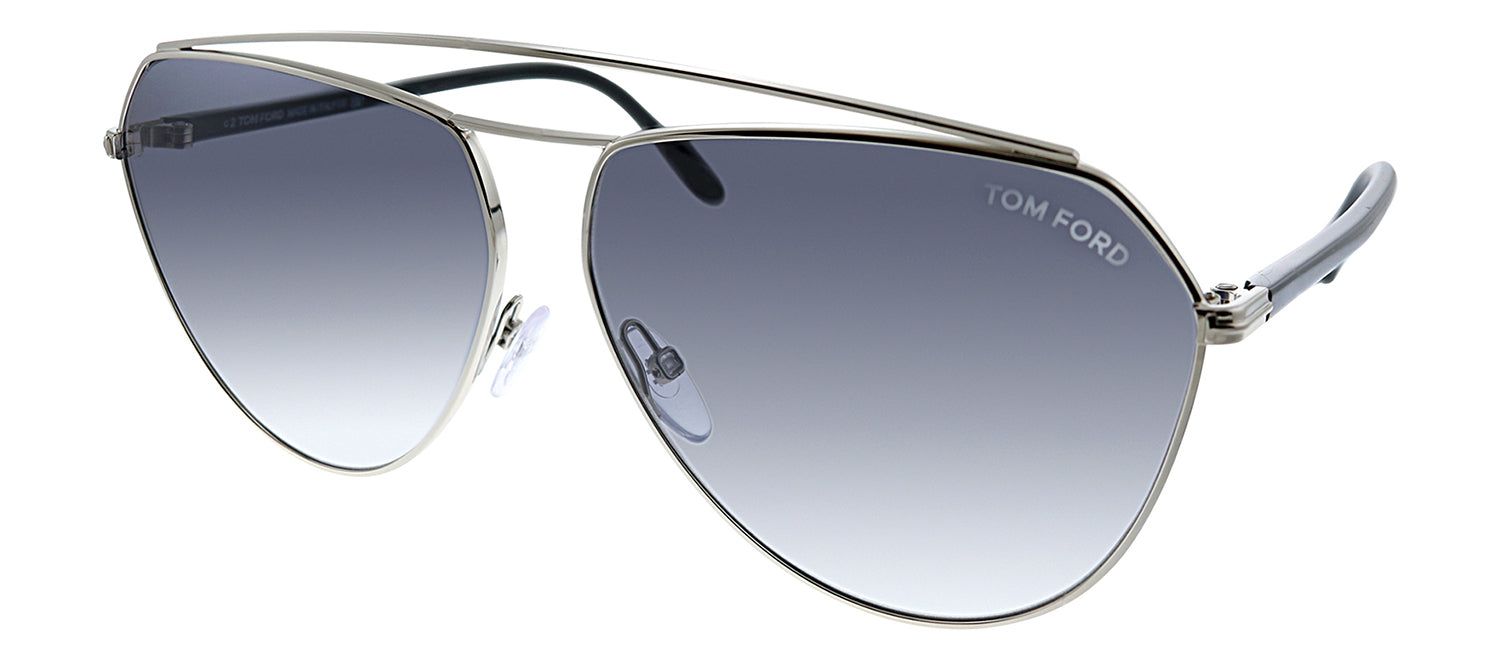 Tom Ford FT 0681 16B Pilot Metal Silver Sunglasses with Grey Gradient Lens sold by Gaffos product image thumbnail 2