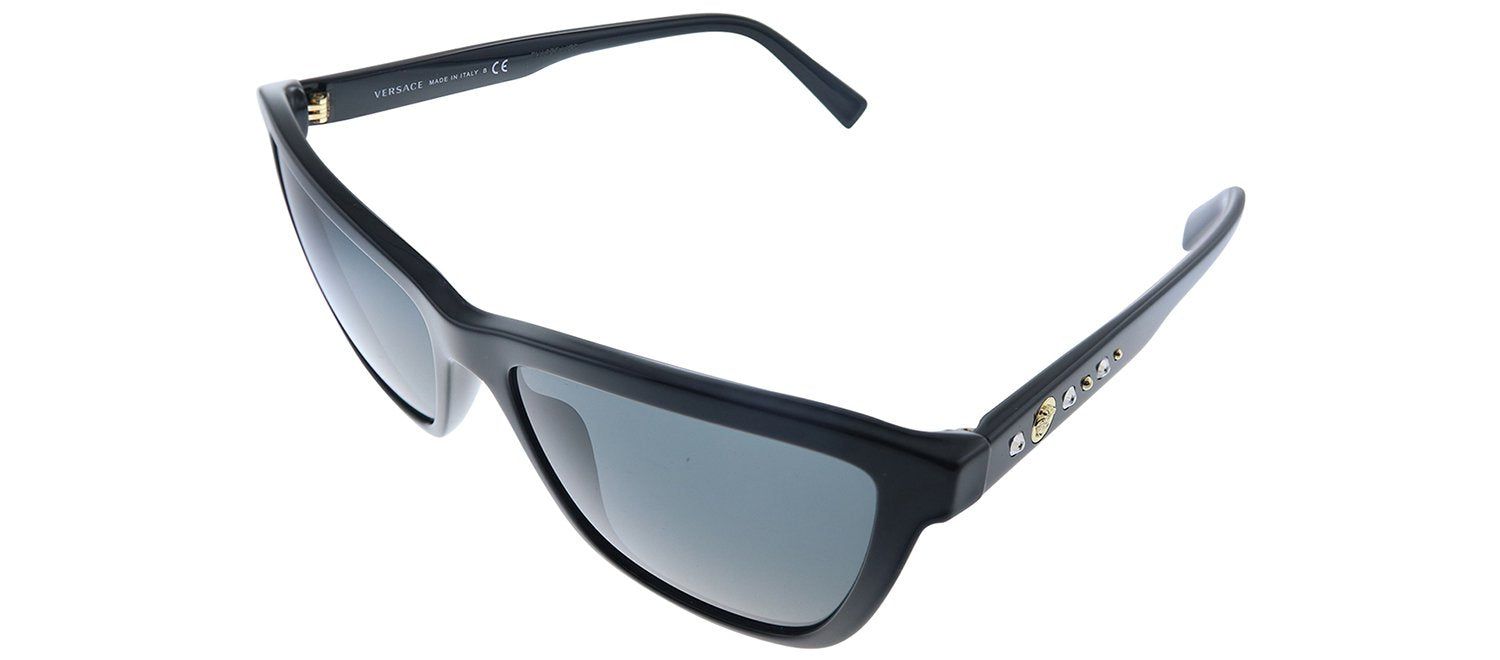 Versace VE 4354B GB1/87 Cat-Eye Plastic Black Sunglasses with Grey Lens sold by Gaffos product image thumbnail 2