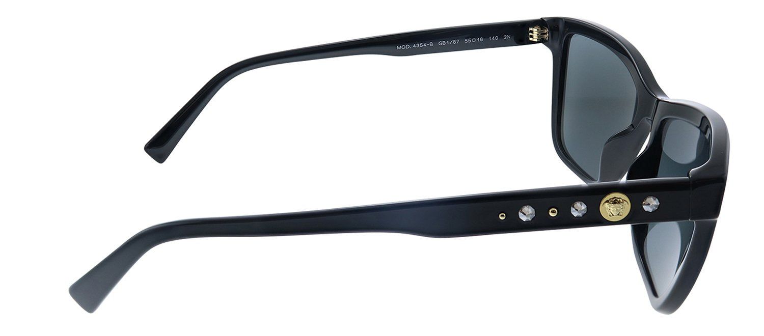 Versace VE 4354B GB1/87 Cat-Eye Plastic Black Sunglasses with Grey Lens sold by Gaffos product image thumbnail 3