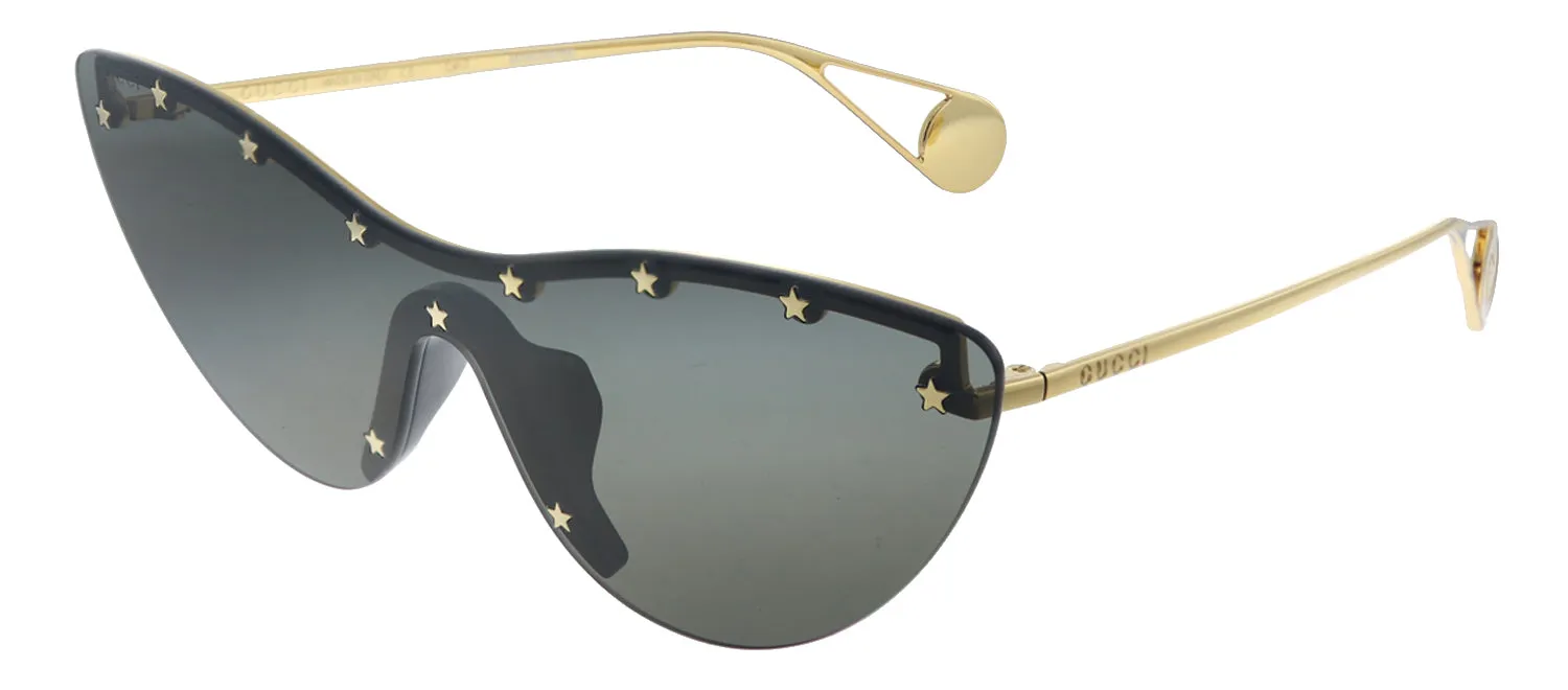 Gucci GG 0666S 001 Cat-Eye Metal Gold Sunglasses with Grey Lens sold by Gaffos product image thumbnail 2