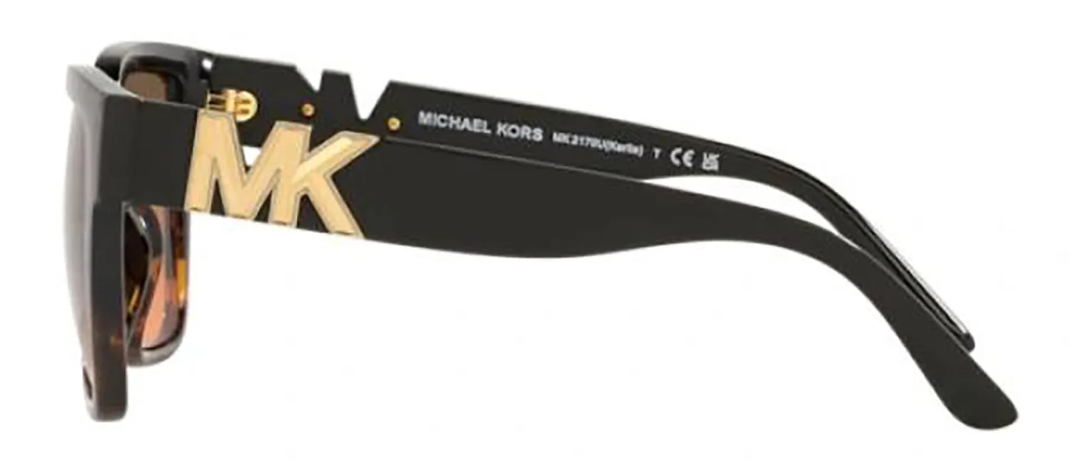 Michael Kors KARLIE MK 2170U 390818 Square Plastic Tortoise Sunglasses with Orange Gradient Lens sold by Gaffos product image thumbnail 3