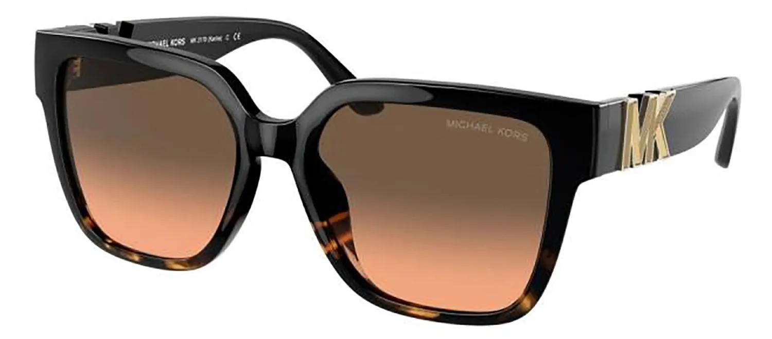 Michael Kors KARLIE MK 2170U 390818 Square Plastic Tortoise Sunglasses with Orange Gradient Lens sold by Gaffos product image thumbnail 2