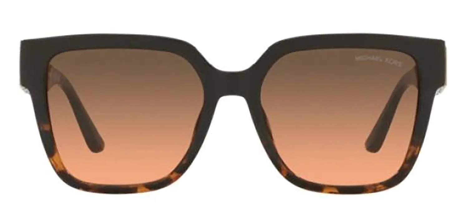 Michael Kors KARLIE MK 2170U 390818 Square Plastic Tortoise Sunglasses with Orange Gradient Lens sold by Gaffos