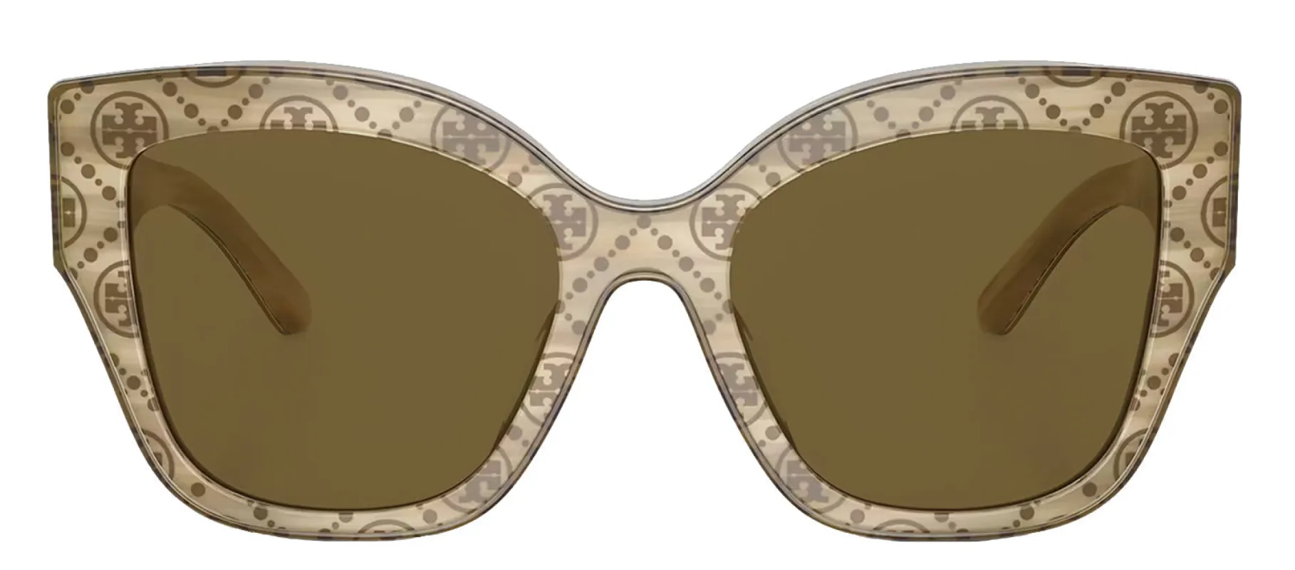 Tory Burch TY 7184U 193373 Butterfly Plastic Ivory Sunglasses with Green Lens sold by Gaffos