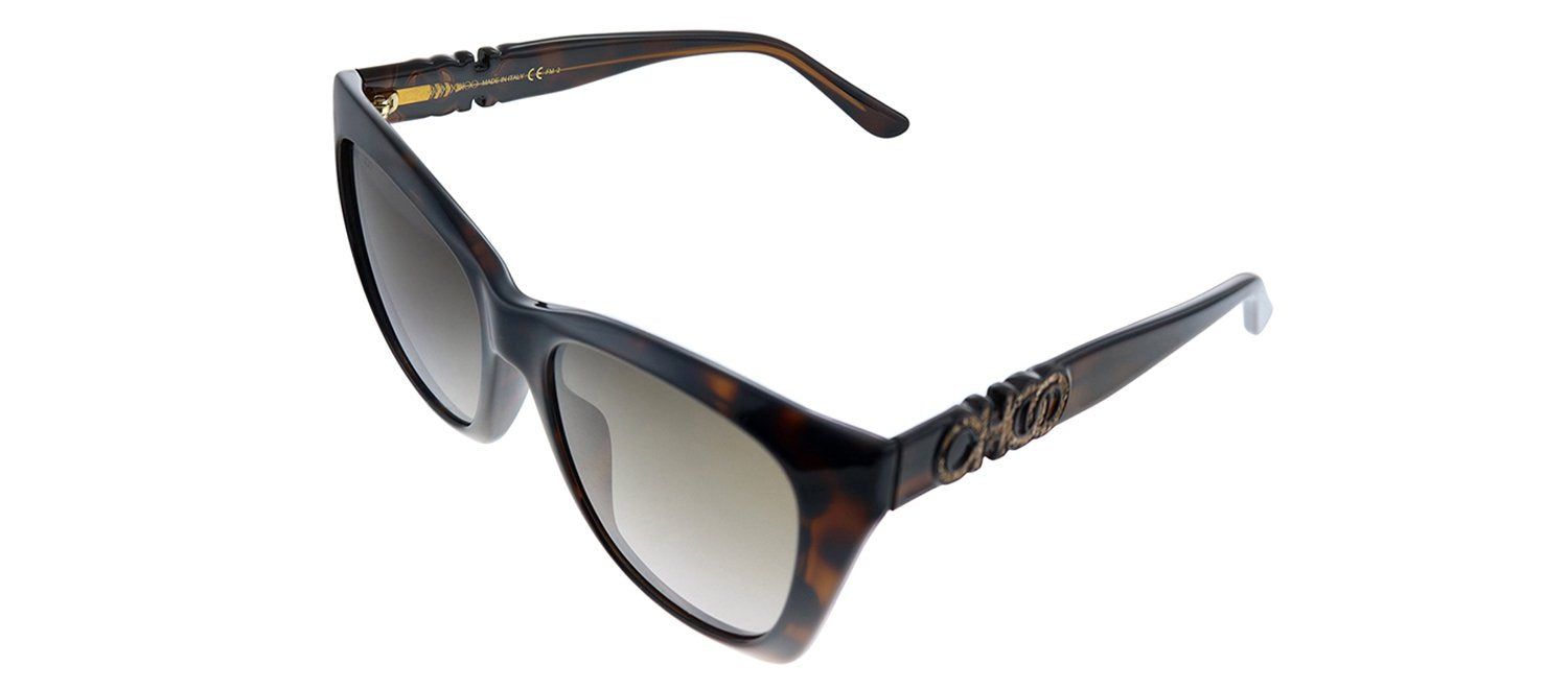 Jimmy Choo JC RIKKI/G/S 086 HA Cat-Eye Plastic Havana Sunglasses with Brown Gradient Lens sold by Gaffos product image thumbnail 2