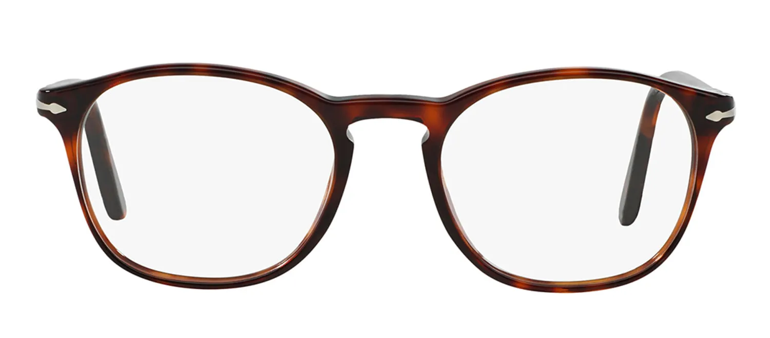 Persol PO 3007V 24 Square Plastic Havana Eyeglasses with Demo Lens sold by Gaffos