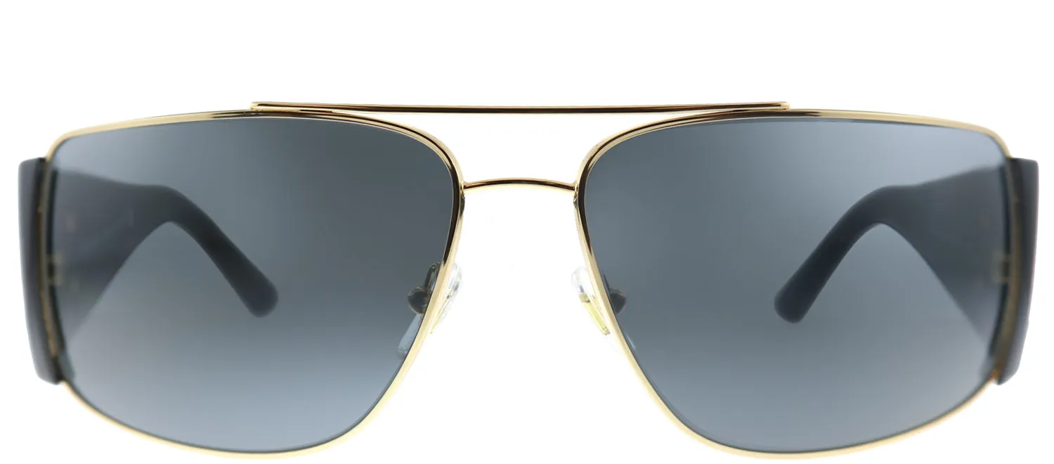 Versace VE 2163 100287 Aviator Metal Gold Sunglasses with Grey Lens sold by Gaffos