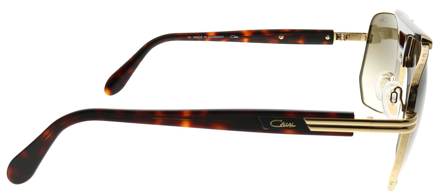 Cazal Cazal 990 003SG Aviator Metal Gold Sunglasses with Brown Gradient Lens sold by Gaffos product image thumbnail 3