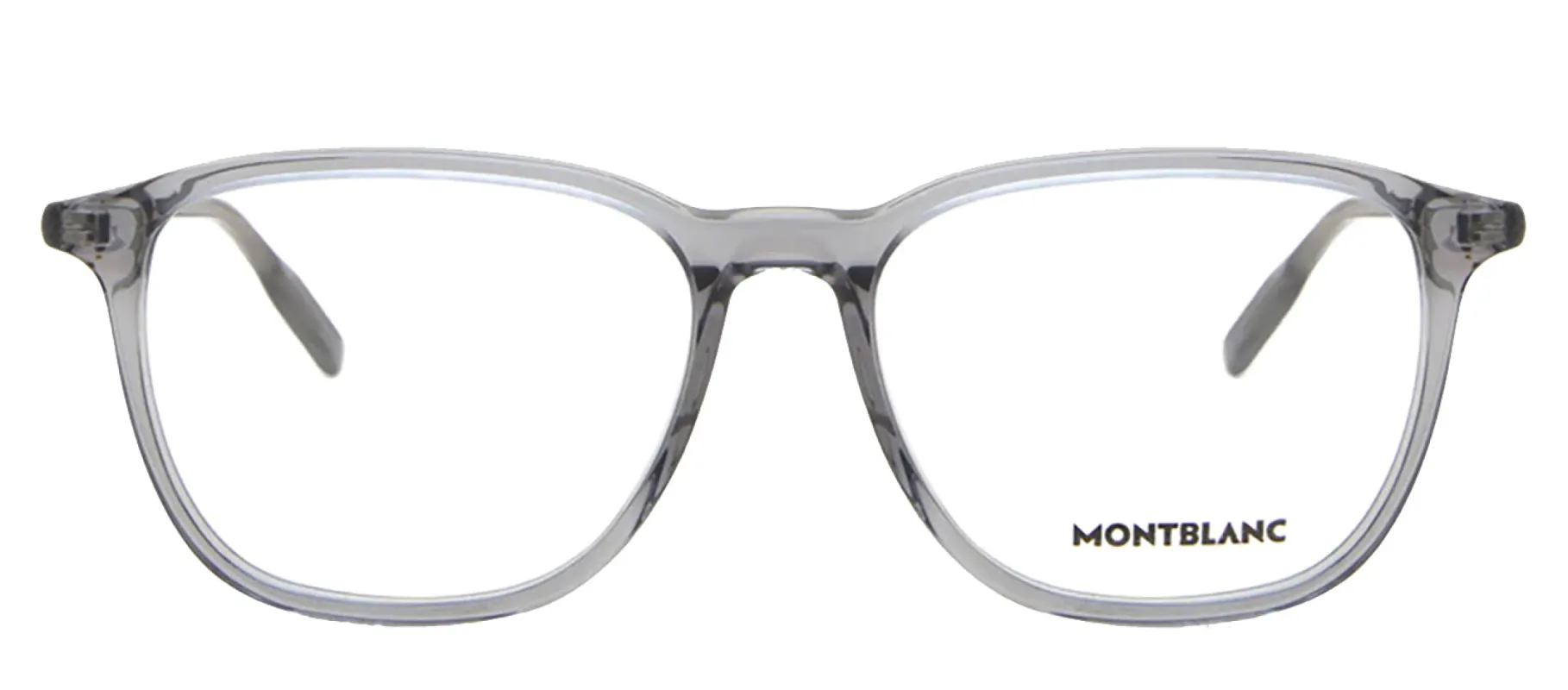 MontBlanc SNOWCAP MB 0085O 011 Square Plastic Grey Eyeglasses with Logo Stamped Demo Lenses sold by Gaffos