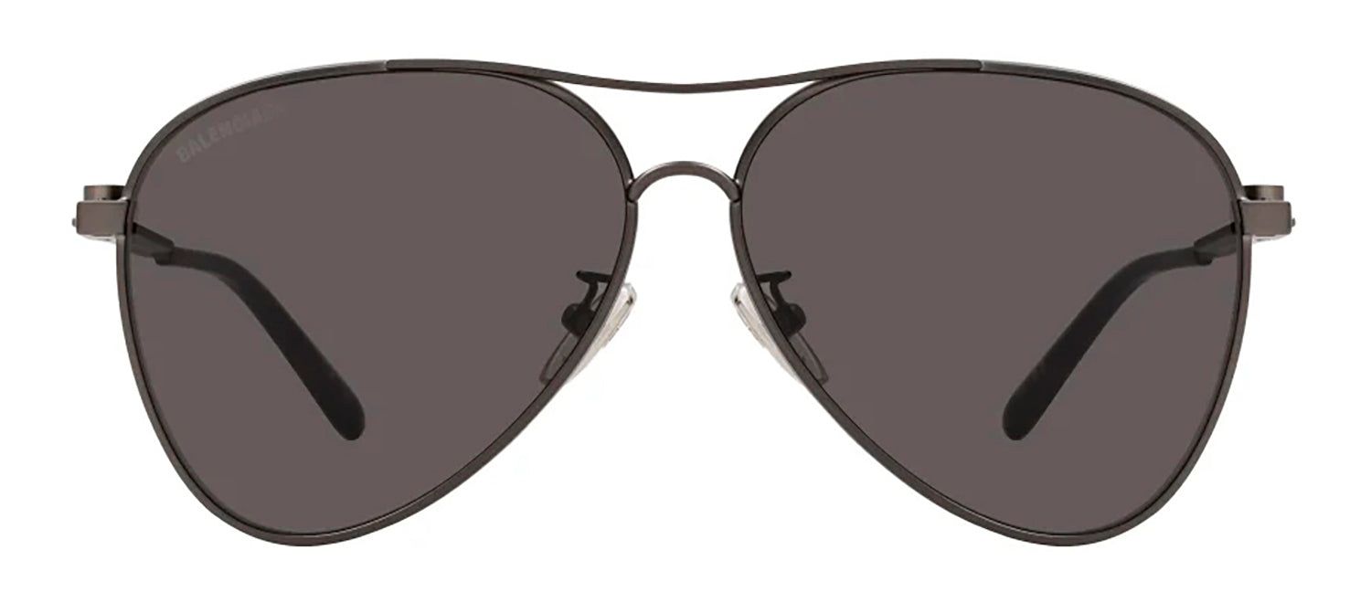 Balenciaga BB 0167S Aviator Metal Grey Sunglasses with Grey Lens sold by Gaffos
