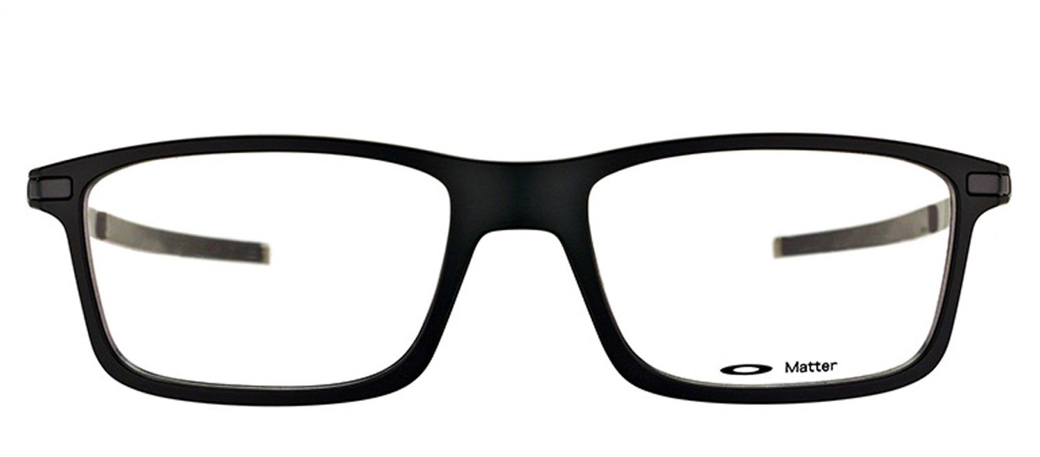 Oakley OX 8050 01 Rectangle Plastic Black Eyeglasses with Demo Lens sold by Gaffos