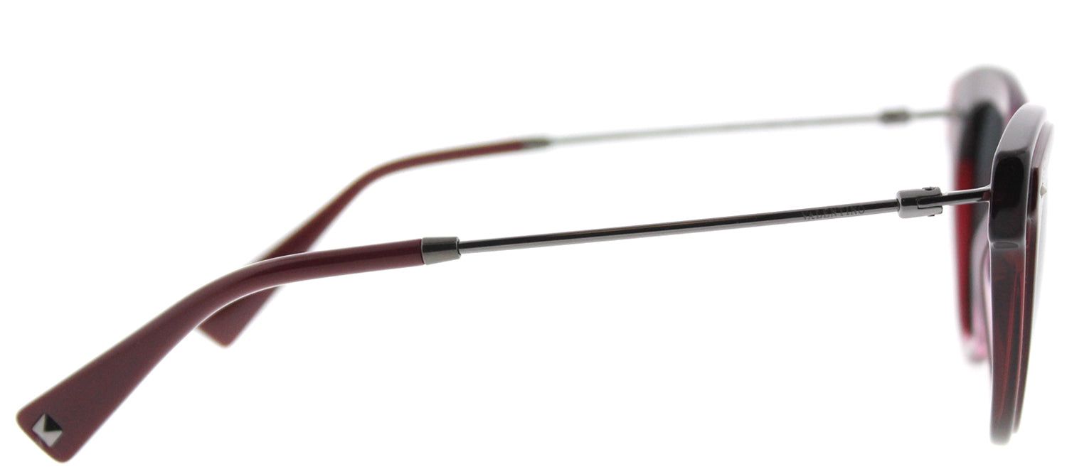 Valentino VA 4017 505387 Oval Plastic Burgundy/ Red Sunglasses with Grey Lens sold by Gaffos product image thumbnail 3