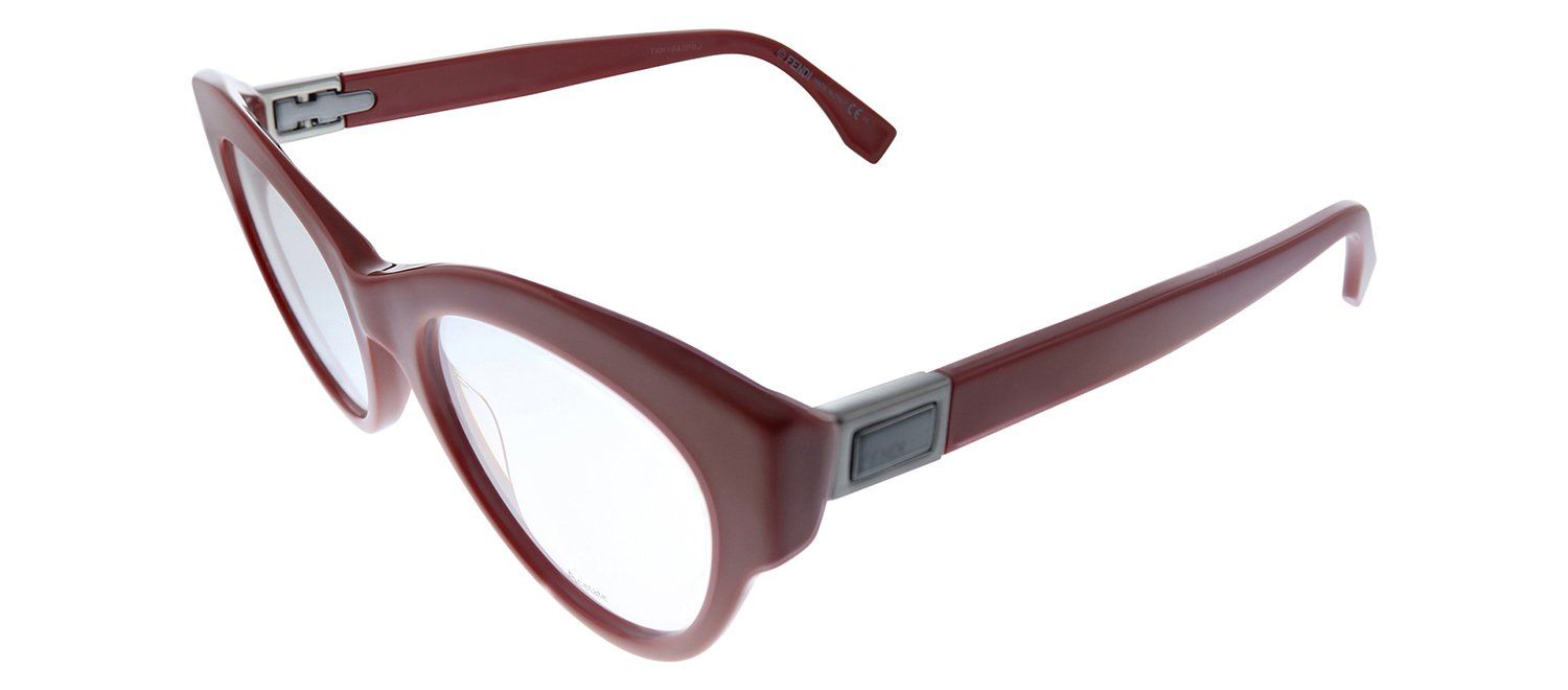 Fendi FF 0273 C9A Cat-Eye Plastic Red Eyeglasses with Demo Lens sold by Gaffos product image thumbnail 2