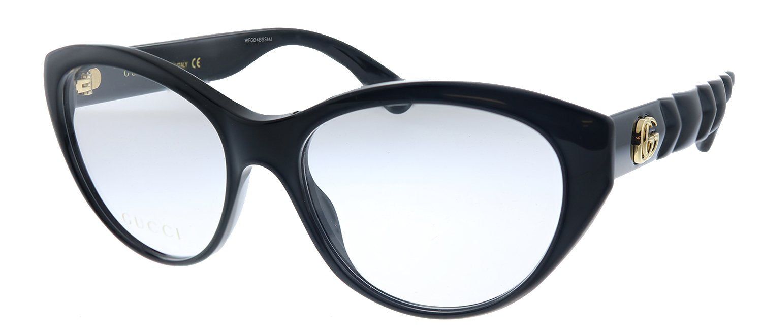 Gucci GG 0812O 001 Cat-Eye Acetate Black Eyeglasses with Demo Lens sold by Gaffos product image thumbnail 2