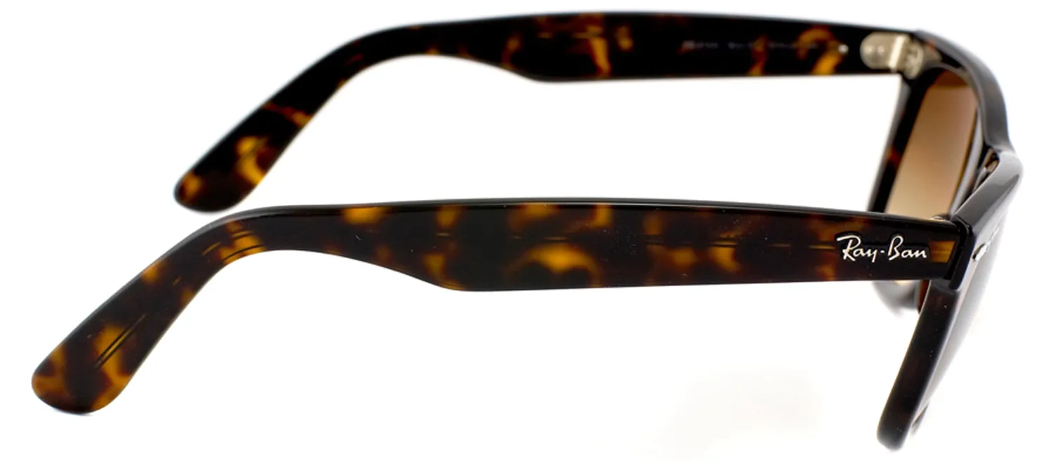 Ray-Ban Original Wayfarer RB 2140 902/51 Wayfarer Plastic Tortoise/ Havana Sunglasses with Brown Gradient Lens sold by Gaffos product image thumbnail 3