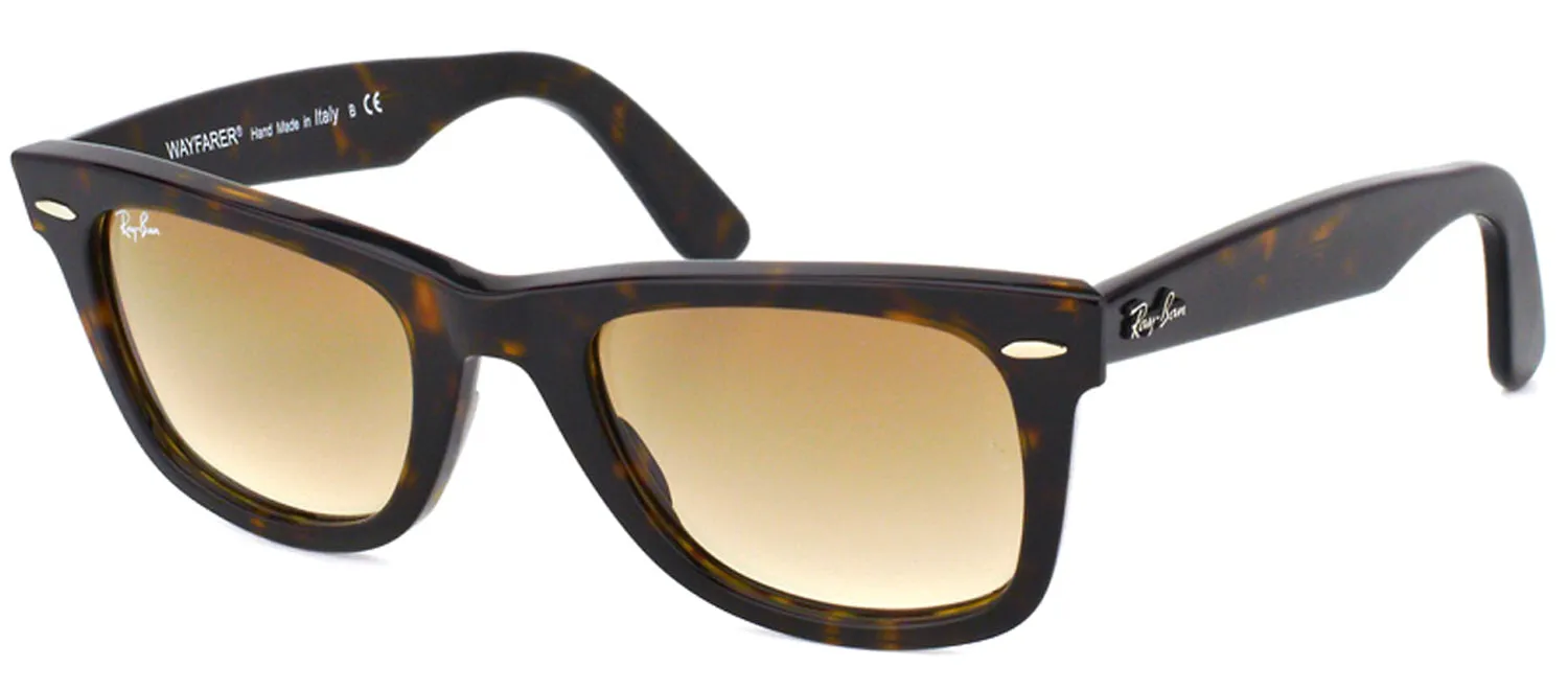 Ray-Ban Original Wayfarer RB 2140 902/51 Wayfarer Plastic Tortoise/ Havana Sunglasses with Brown Gradient Lens sold by Gaffos product image thumbnail 2