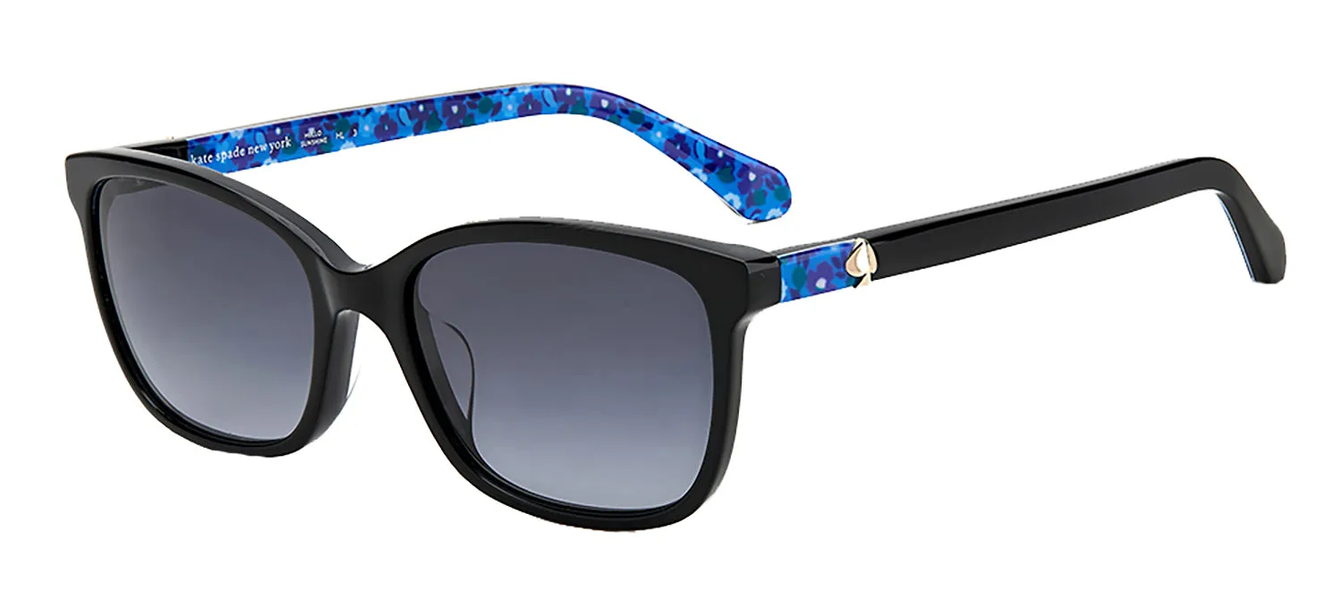 Kate Spade KS Tabitha/S 807 Square Plastic Black Sunglasses with Grey Gradient Lens sold by Gaffos product image thumbnail 2