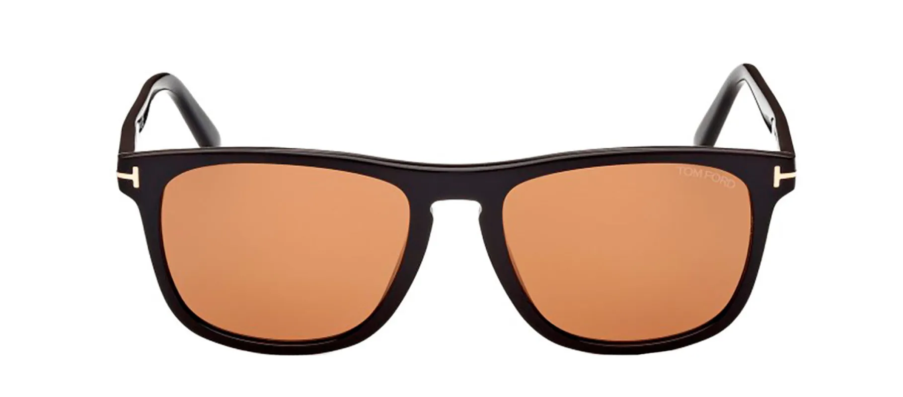 Tom Ford Gerard-02 TF 930 01E Square Plastic Black Sunglasses with Brown Lens sold by Gaffos