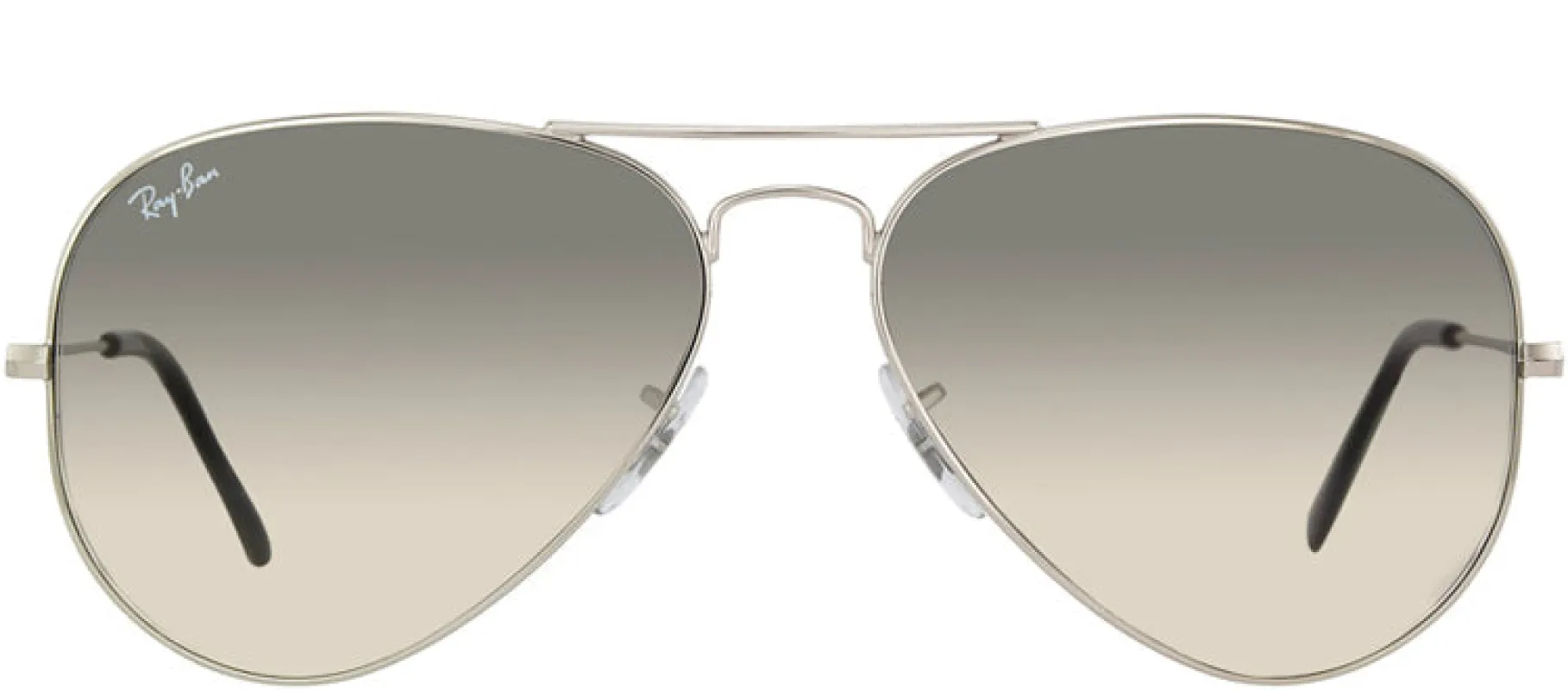 Ray-Ban RB 3025 003/32 Aviator Metal Silver Sunglasses with Grey Gradient Lens sold by Gaffos