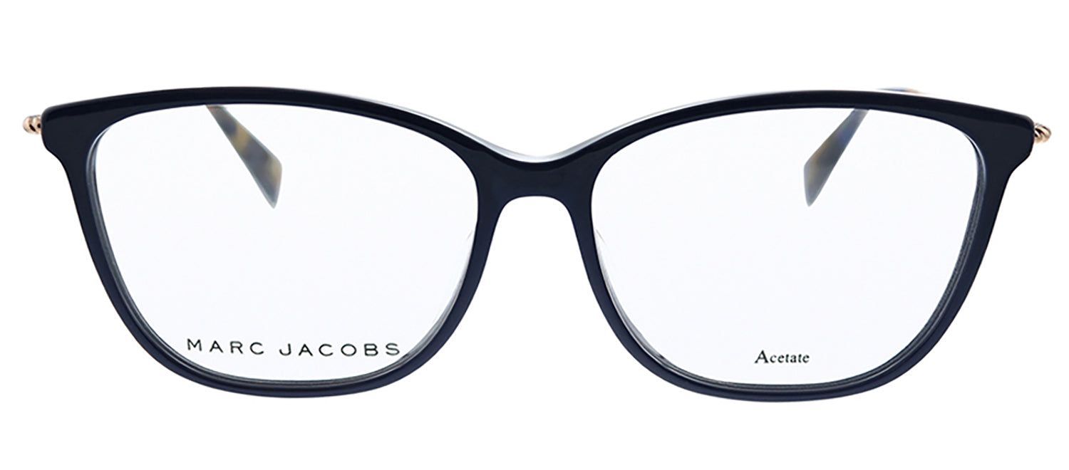 Marc Jacobs Marc 258 6RL Square Plastic Pearl Blue Eyeglasses with Logo Stamped Demo Lenses sold by Gaffos