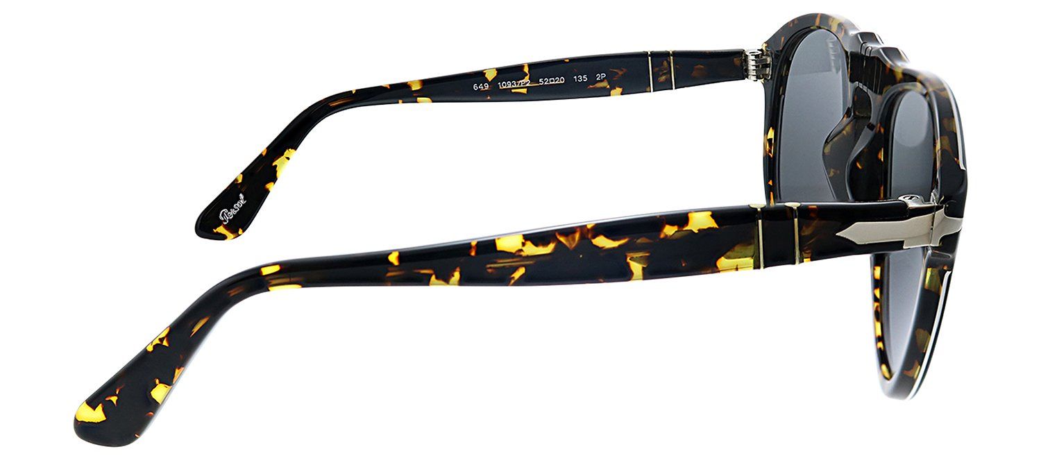 Persol PO 649 1093P2 Pilot Plastic Grey Sunglasses with Grey Polarized Lens sold by Gaffos product image thumbnail 3