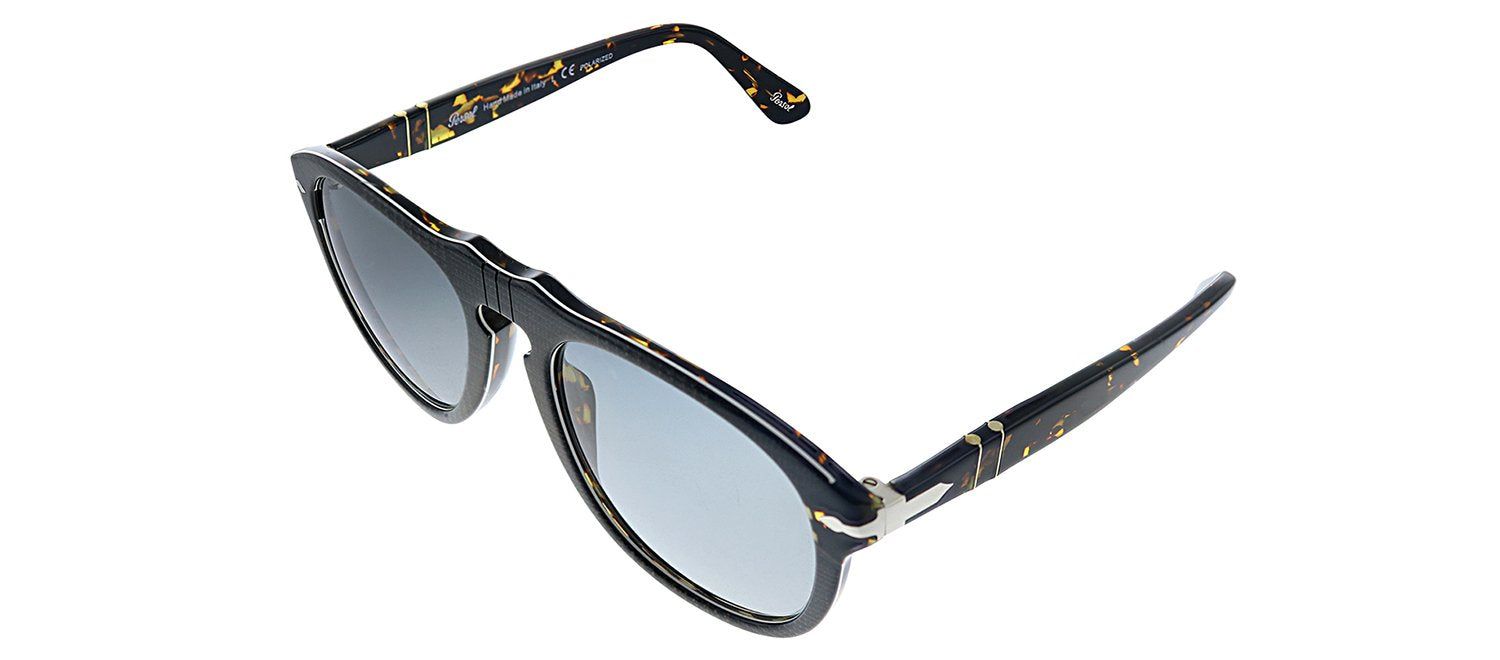 Persol PO 649 1093P2 Pilot Plastic Grey Sunglasses with Grey Polarized Lens sold by Gaffos product image thumbnail 2