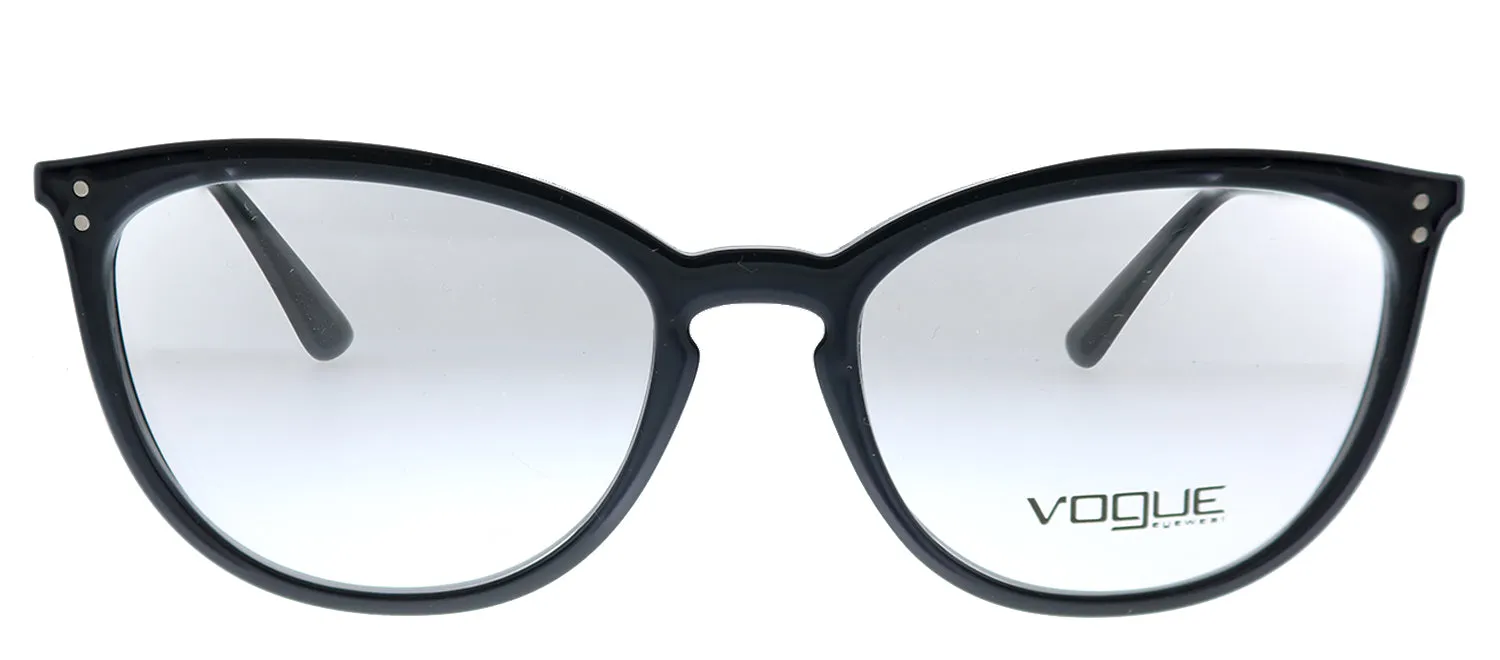 Vogue Eyewear VO 5276 W44 Cat-Eye Plastic Black Eyeglasses with Demo Lens sold by Gaffos