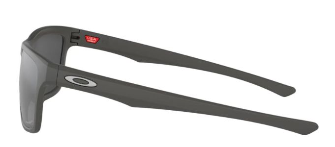 Oakley OO 9334 933415 Rectangle Plastic Black Sunglasses with Blue Mirror Lens sold by Gaffos