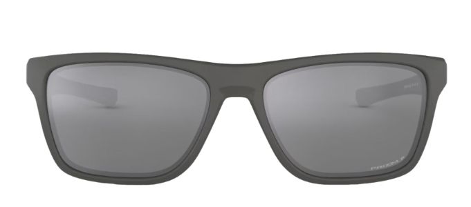 Oakley OO 9334 933415 Rectangle Plastic Black Sunglasses with Blue Mirror Lens sold by Gaffos