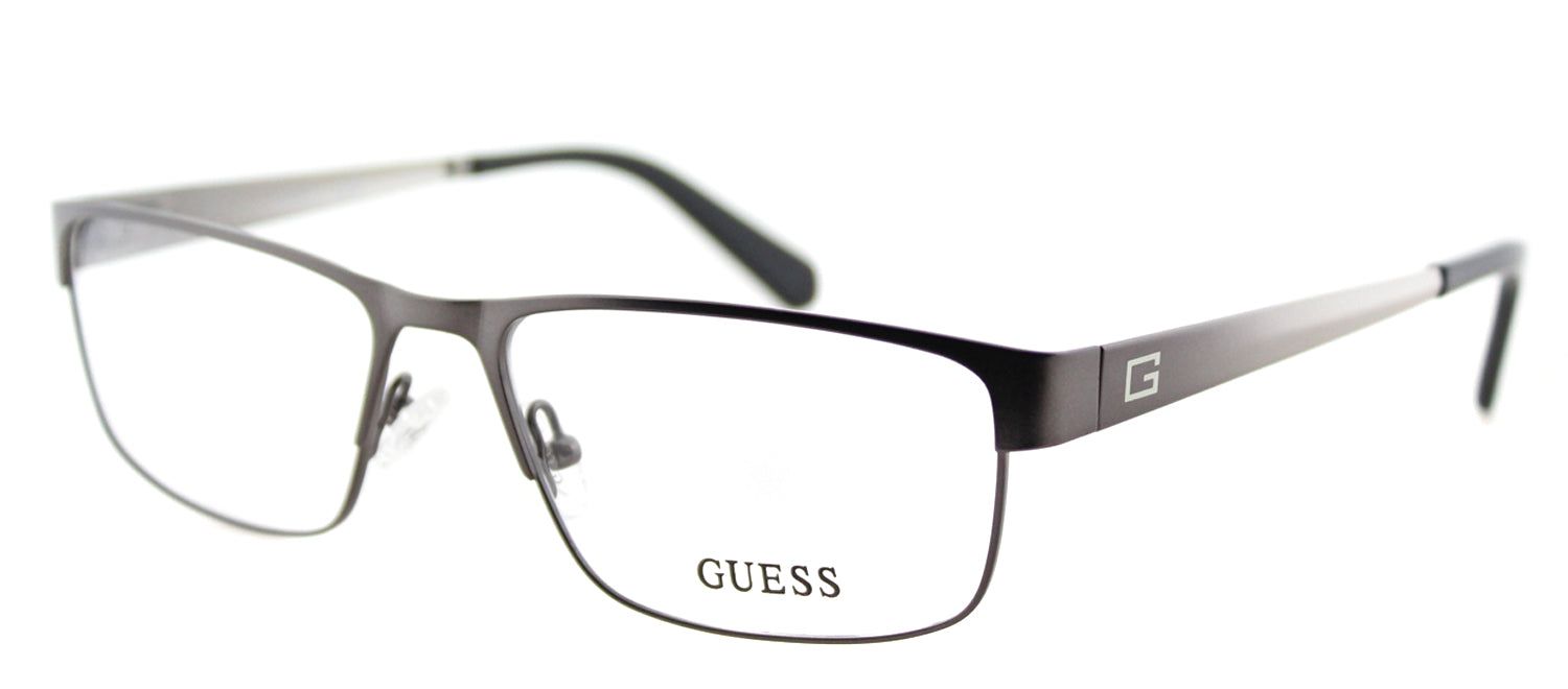 Guess GU 1770 GUN Rectangle Metal Ruthenium/ Gunmetal Eyeglasses with Demo Lens sold by Gaffos product image thumbnail 2
