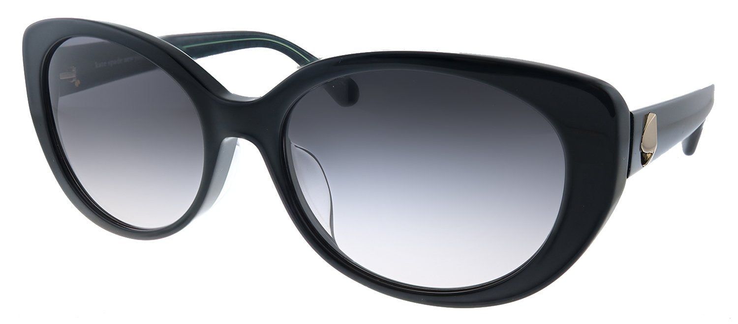 Kate Spade KS Everett/F/S 807 Cat-Eye Plastic Black Sunglasses with Grey Gradient Lens sold by Gaffos product image thumbnail 2