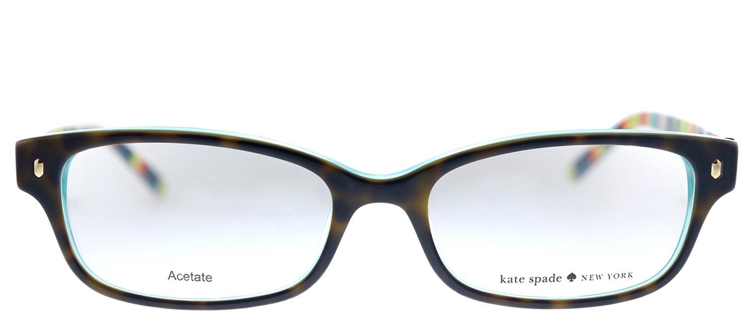 Kate Spade KS LUCYANN X77 Rectangle Plastic Havana Eyeglasses with Demo Lens sold by Gaffos
