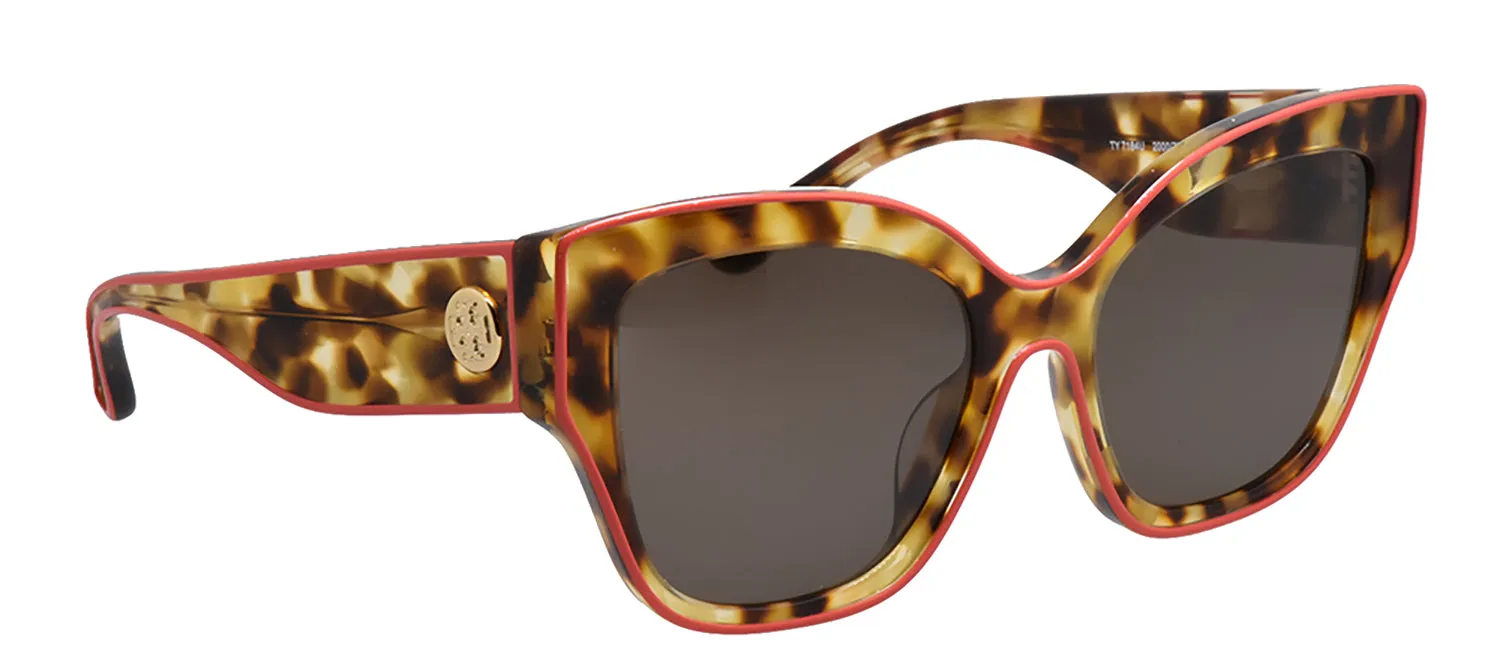 Tory Burch TY 7184U 200073 Butterfly Plastic Tortoise Sunglasses with Brown Lens sold by Gaffos product image thumbnail 3