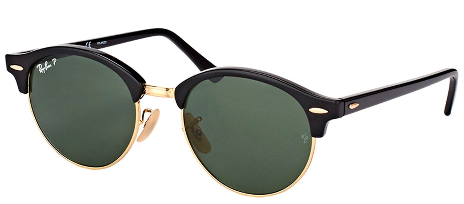 Ray-Ban RB 4246 901/58 Clubmaster Plastic Black Sunglasses with Green Polarized Lens sold by Gaffos product image thumbnail 2
