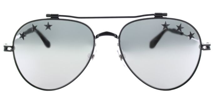 Givenchy GV 7057 Stars 807 DC Aviator Metal Black Sunglasses with Grey Lens sold by Gaffos