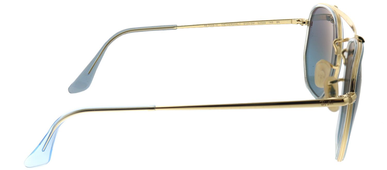 Ray-Ban RB 3648M 91233M Pilot Metal Blue Sunglasses with Blue Gradient Lens sold by Gaffos product image thumbnail 3