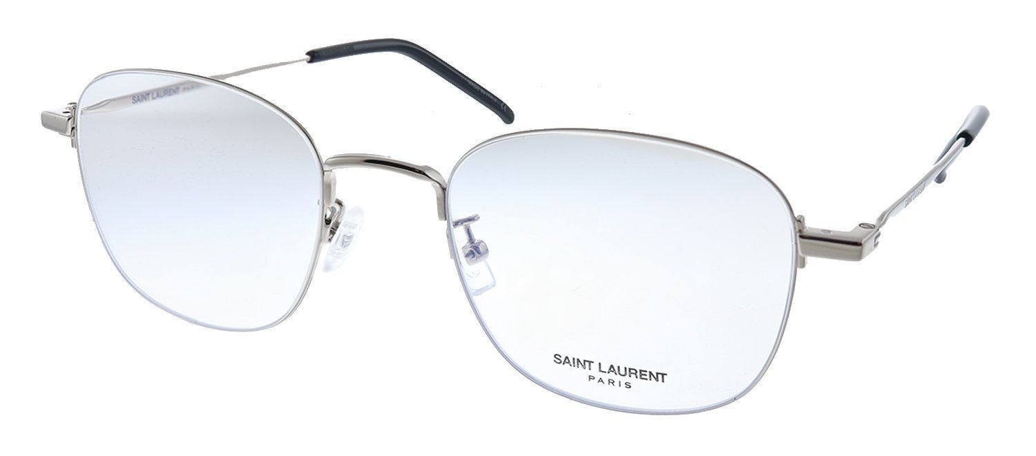 Saint Laurent WIRE SL 395/K 001 Round Metal Silver Eyeglasses with Demo Lens sold by Gaffos product image thumbnail 2