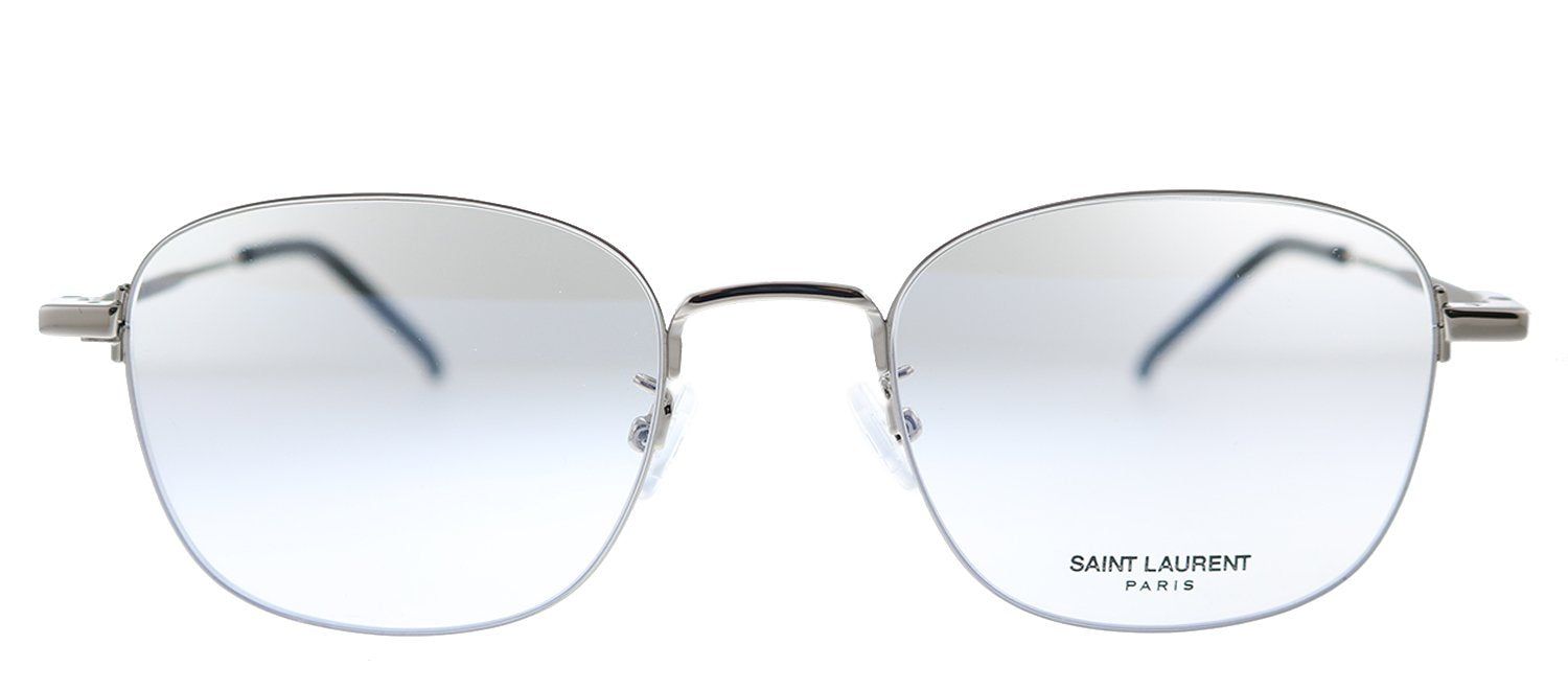 Saint Laurent WIRE SL 395/K 001 Round Metal Silver Eyeglasses with Demo Lens sold by Gaffos