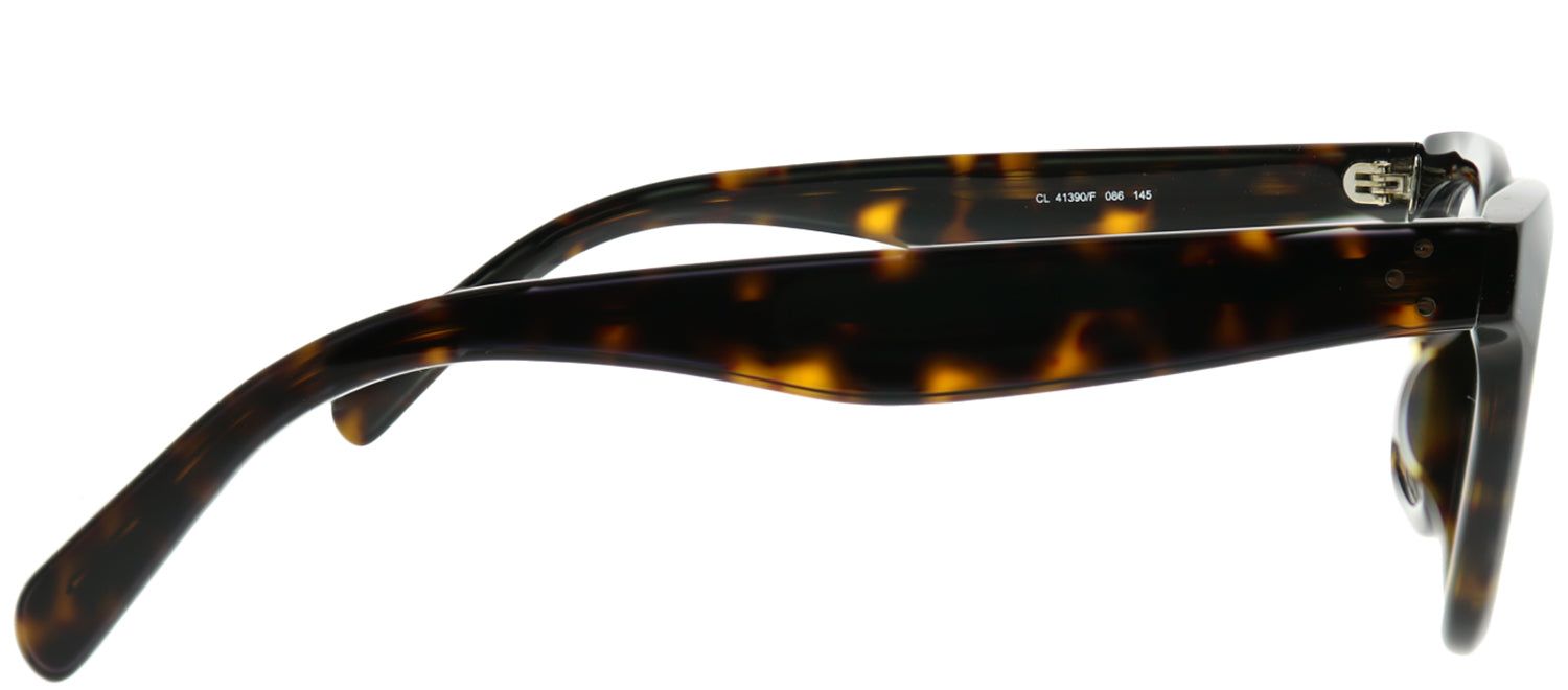 Celine CL 41390/F 086 Rectangle Plastic Tortoise/ Havana Eyeglasses with Demo Lens sold by Gaffos product image thumbnail 2