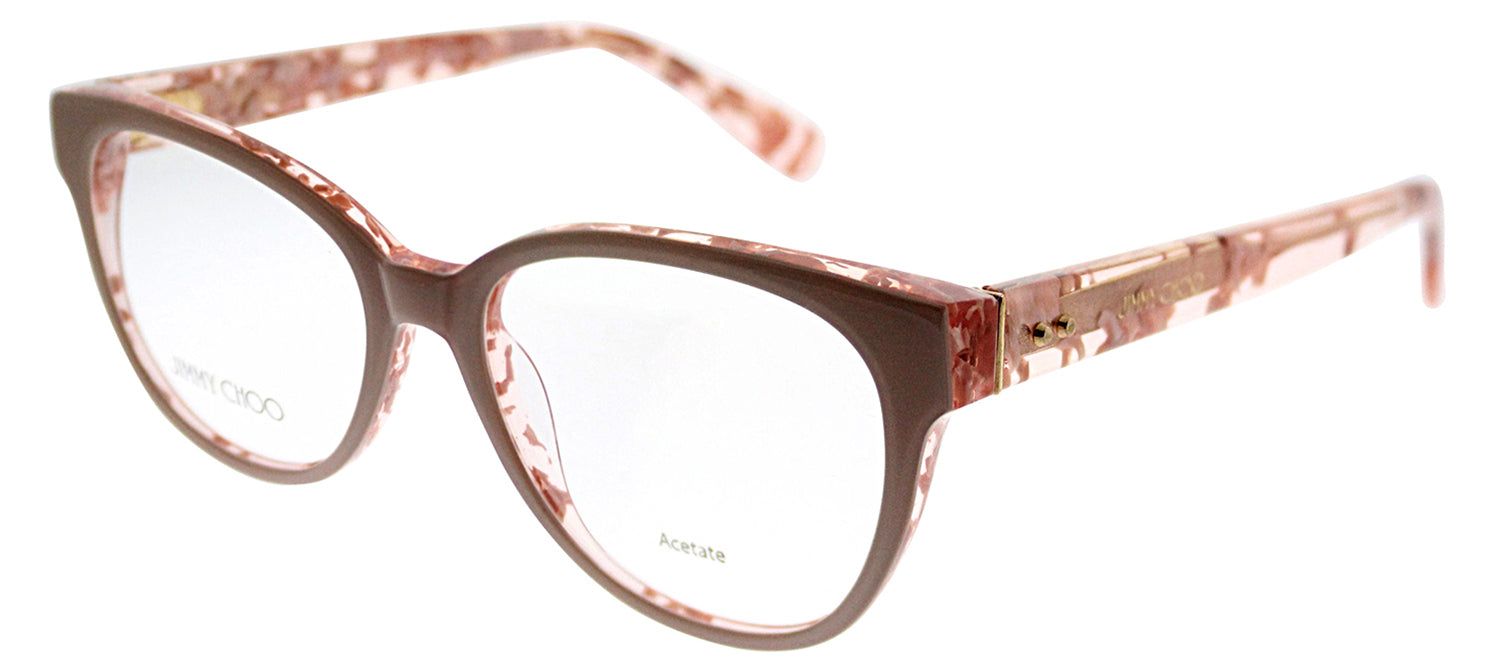 Jimmy Choo JC 141 J42 Cat-Eye Plastic Pink Eyeglasses with Demo Lens sold by Gaffos product image thumbnail 2