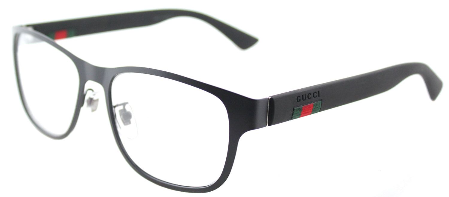 Gucci GG 0013O 001 Square Metal Black Eyeglasses with Demo Lens sold by Gaffos product image thumbnail 2